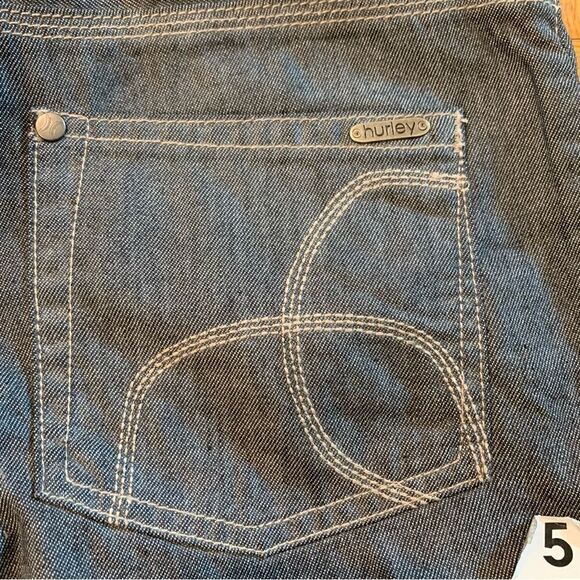 Hurley Low Rise Wide Leg Jeans Grey Size 5 - Picture 7 of 14